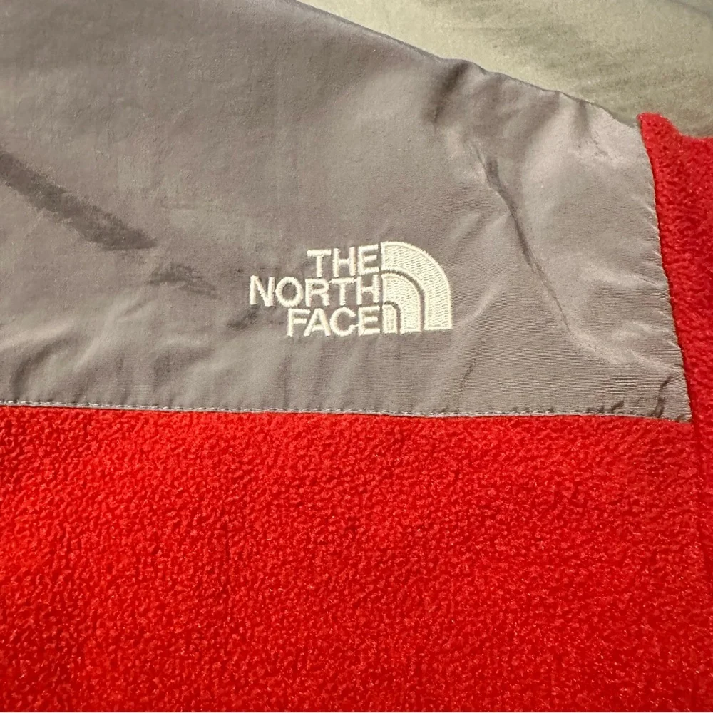 The North Face Fleece Denali Jacket Full Zip With Pockets Black Youth Boys Sz XL